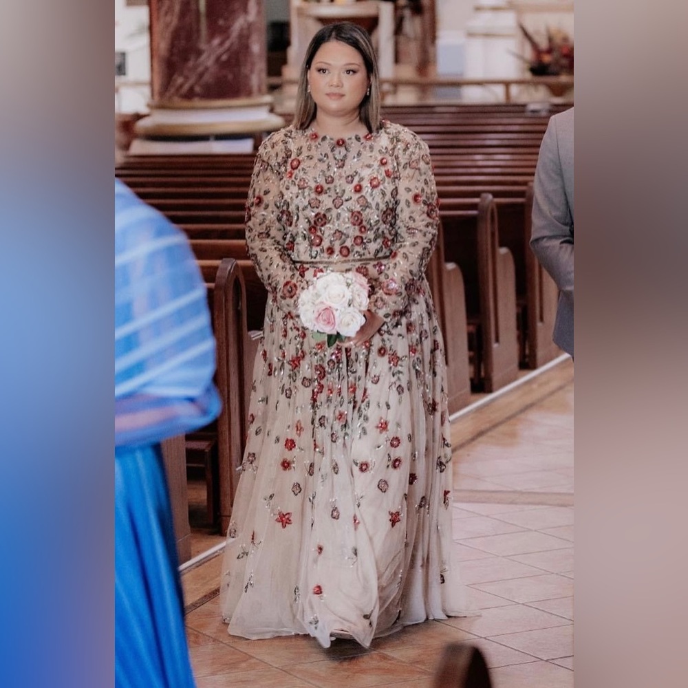 Plus size formal gown